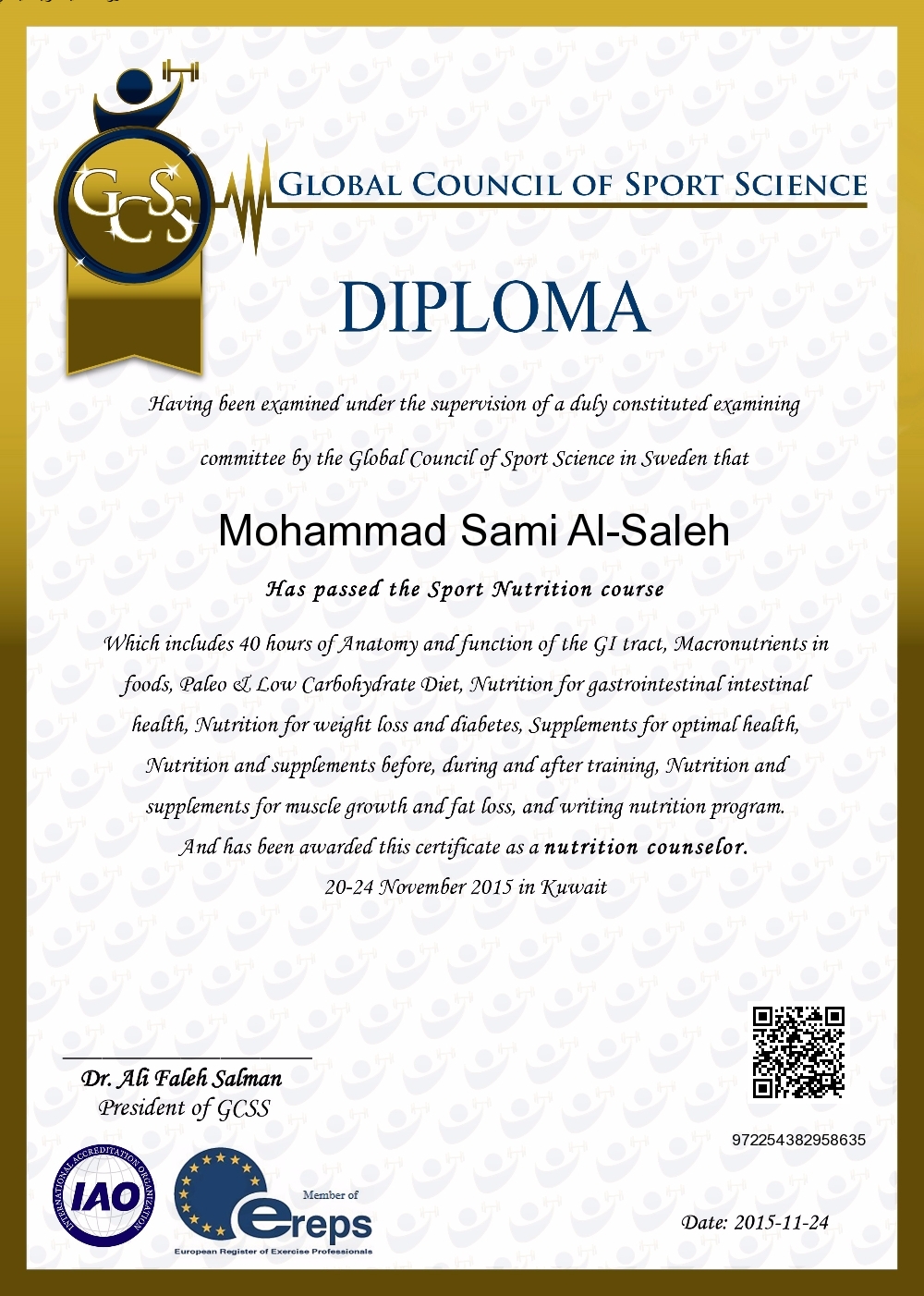 Mohammad Sami Al-Saleh    